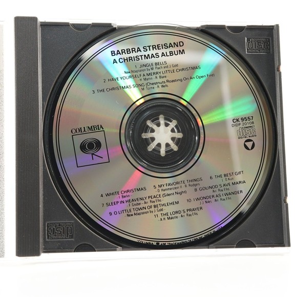 A Christmas Album by Barbra Streisand (CD, Columbia) CK 9557 - Picture 5 of 6